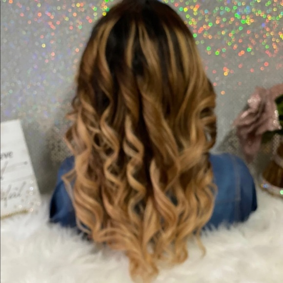 🔥 New Nakeisha 20” Ombré 4X4-T Part Closure 💯 Brazilian Human Hair Wig 🔥 - Picture 11 of 11